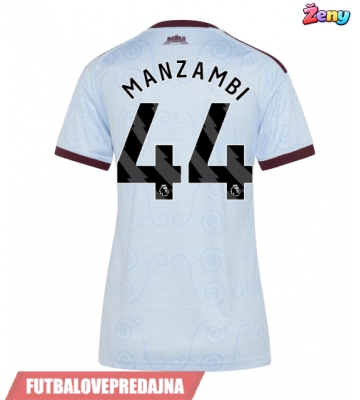 Lacne Ženy Futbalové dres Aston Villa Johan Manzambi #44 2026-27 Krátky Rukáv - Tretina